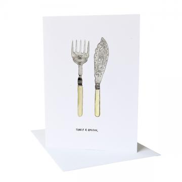 Fancy a spoon greeting card